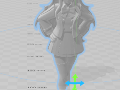 Boneca 3d estyle women school colegial lolli manga 3D Print Model