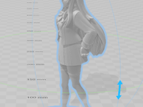 Boneca 3d estyle women school colegial lolli manga 3D Print Model