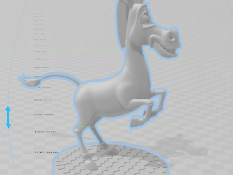 Boneca estilo 3d madagascar caricato zebra martin Modelo de Impressão 3D