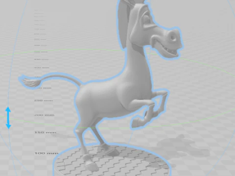 Boneca 3d estyle madasgascar caricato zebra martin 3D Print Model