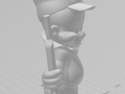 Boneca 3d estyle ortolino caricato 3D Print Model