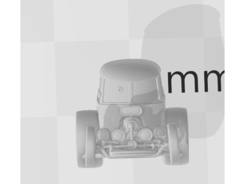 Boneca 3d estyle cars carros caricato 3D Print Model