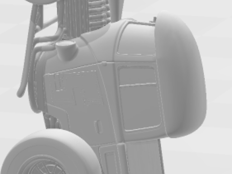 Boneca 3d estyle cars carros caricato 3D Print Model