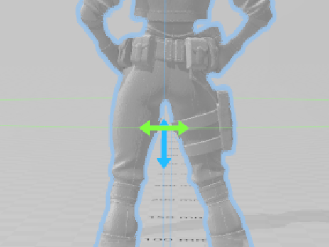 Boneca 3d style boneco assassin femmes soldat Modèles 3D en vedette