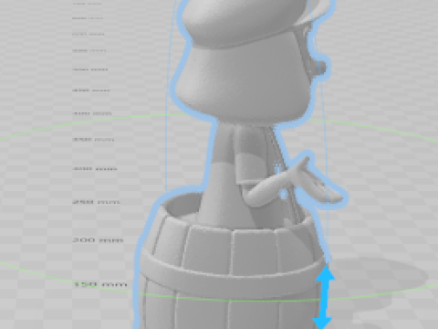Boneca 3d estyle boneco el chavo de 8 caricato 3D Принт Модель