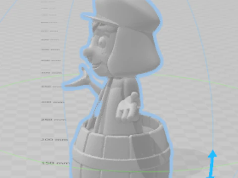 Boneca 3d estyle boneco el chavo de 8 caricato 3D Print Model