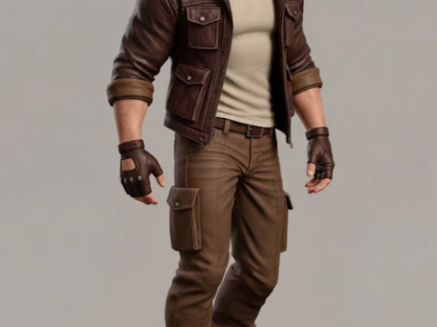 Boneca 3d estyle soldado estilo resident evil soldierl 3D Print Model