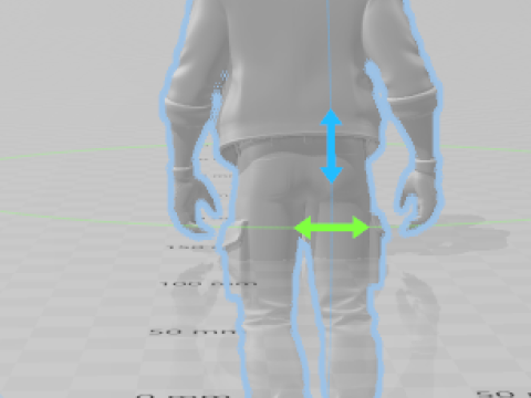 Boneca 3d estilo Solado estilo tentara jahat penduduk Model Cetak 3D