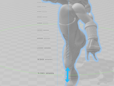 Boneca 3d style cammy street fighter caricata 3D Принт Модель