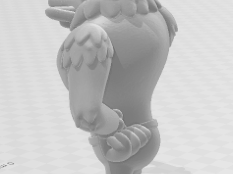 Boneca 3d 风格 zeca urubu pica pau 啄木鸟 caricata 3D 打印模型