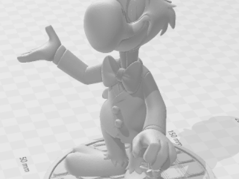 Boneca 3d style ze carioca caricata 3D Druckmodell