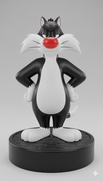 Boneca 3d style manga frajola caricato 3D Print Model .c4d .max .obj .3ds .fbx .stl .blend