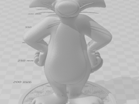 Boneca 3d style manga frajola caricato 3D Print Model