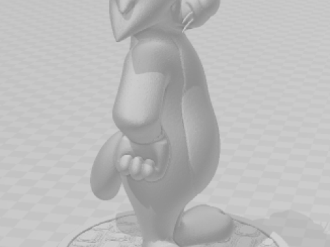 Boneca 3d style manga frajola caricato 3D Print Model