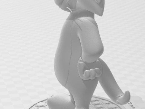 Boneca 3d style manga frajola caricato 3D Print Model