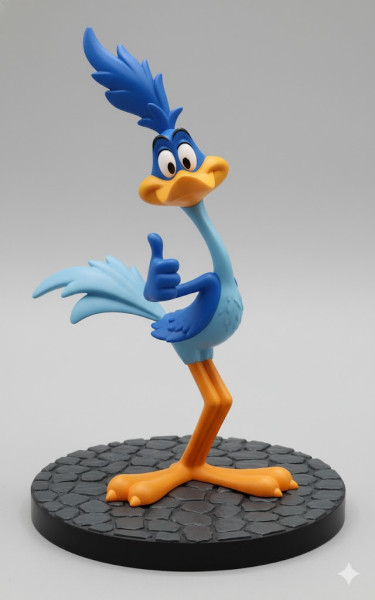 Boneca 3d style manga papaleguas ok joinha caricato Modello di stampa 3D .c4d .max .obj .3ds .fbx .stl .blend