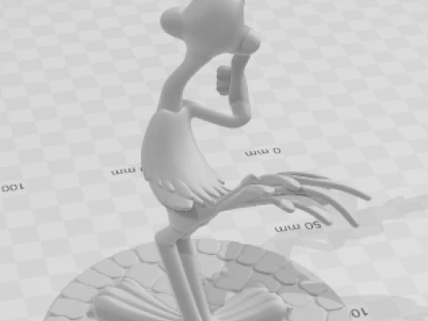 Boneca 3d style manga papaleguas ok joinha caricato 3D Print Model