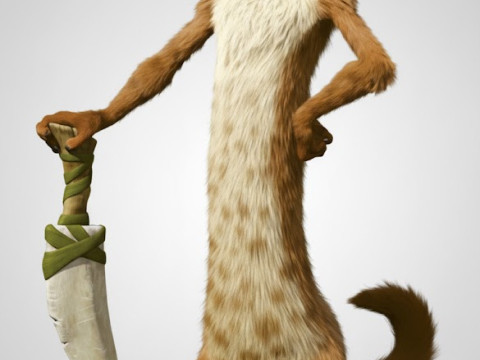 Boneca 3d style manga ice age era do gelo caricato 3D 打印模型