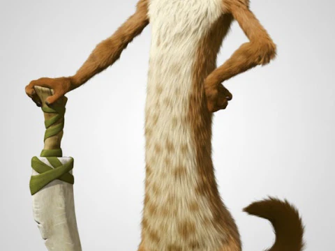 Boneca 3d スタイルのマンガ氷河期時代のゲロカリカート 3Dプリントモデル