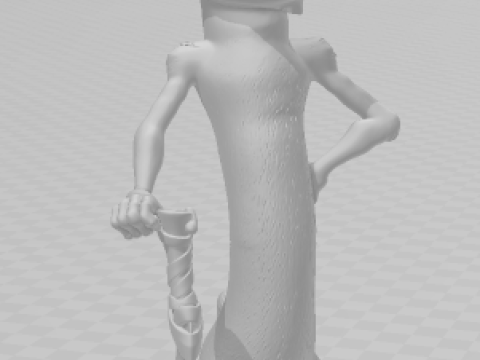 बोनेका 3डी स्टाइल मंगा आइस एज एरा दो गेलो कैरिकाटो 3D प्रिंट मॉडल