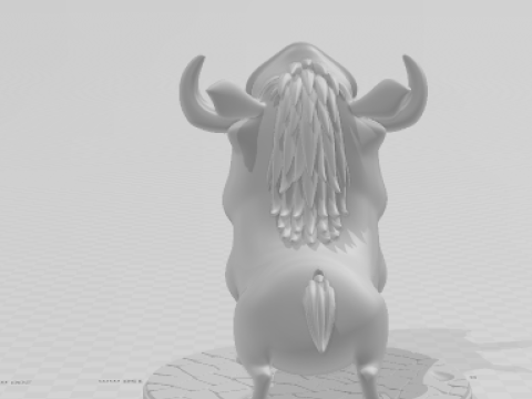 Boneca 3d style manga pumba lyon king rei leao caricato 3D Print Model