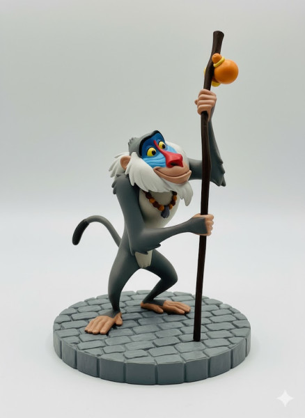 Boneca 3d style manga rafique lion king rei leao caricato 3D Print Model .c4d .max .obj .3ds .fbx .stl .blend 