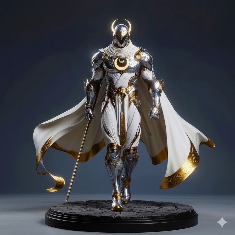 Boneca 3D 스타일 만화 게레이로 아르마두라 RPG 전쟁 3D 프린트 모델 .c4d .max .obj .3ds .fbx .stl .blend 