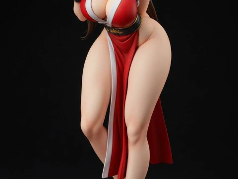 Boneca 3d style manga women may kof lolli anime caricato 3D Print Model