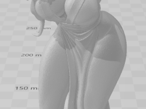 Boneca 3D стиль манга для женщин может быть лоли аниме карикато 3D Принт Модель