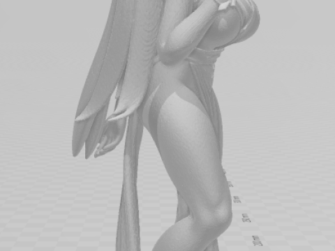 Boneca 3D стиль манга для женщин может быть лоли аниме карикато 3D Принт Модель