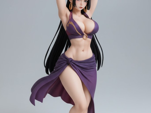 Boneca 3d style manga women lolli anime caricato 3D प्रिंट मॉडल