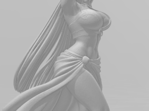 Boneca 3d стиль манга женщины лоли аниме карикато 3D Принт Модель