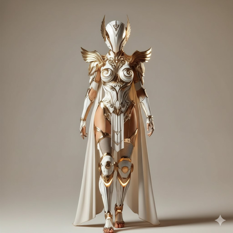 Boneca 3d style manga women lolli anime warrior armadura god caricato 3D Print Model .c4d .max .obj .3ds .fbx .stl .blend 