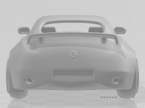 Boneca 3D стиль Mercedes AMG GT Test Caricato 3D Принт Модель