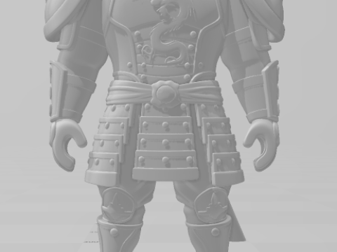 Boneca 3d スタイル マンガ アニメ 忍者カリカート 3Dプリントモデル