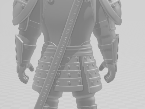 Boneca 3d スタイル マンガ アニメ 忍者カリカート 3Dプリントモデル