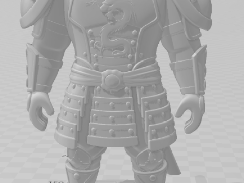 Boneca 3d スタイル マンガ アニメ 忍者カリカート 3Dプリントモデル