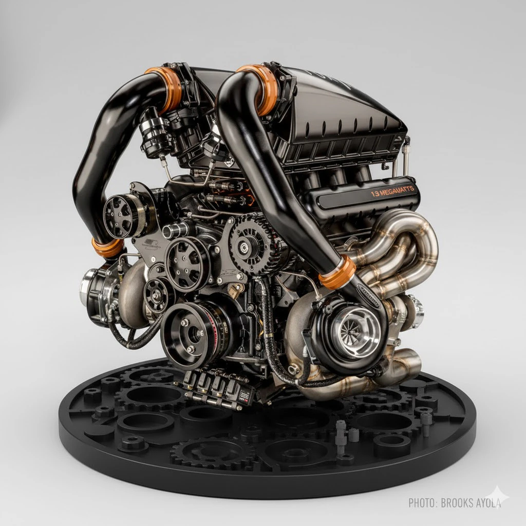 Boneca 3d style manga anime motor bi turbo caricato 3D Print Model .c4d .max .obj .3ds .fbx .stl .blend 