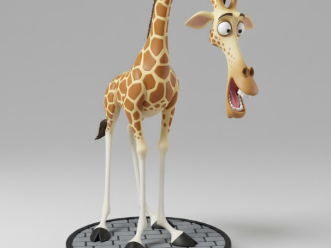 Boneca 3d style manga anime melmann madagascar caricato Modèles 3D en vedette