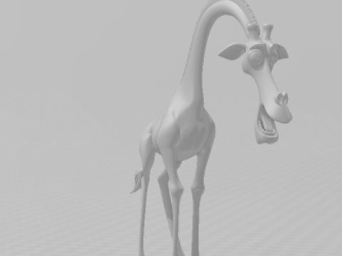 Boneca estilo 3d manga anime melmann madagascar caricato Modelo de impresión 3D