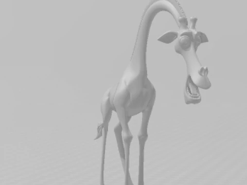 Boneca 3d style manga anime melmann madagascar caricato 3D Print Model