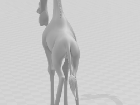 Boneca estilo 3d manga anime melmann madagascar caricato Modelo de impresión 3D