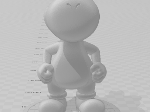 Boneca 3D 风格漫画动漫 Yoshi Mario Caricato 3D 打印模型