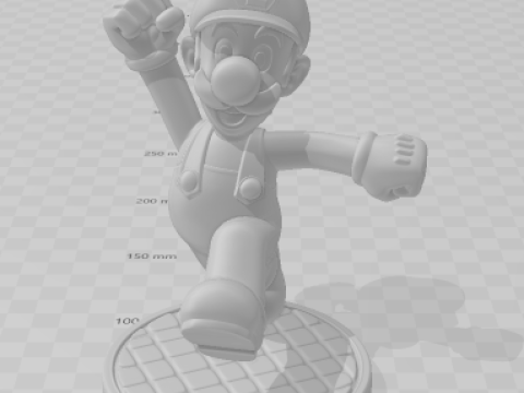 Boneca estilo 3d manga anime nintendo luigi caricato Modelo de impresión 3D