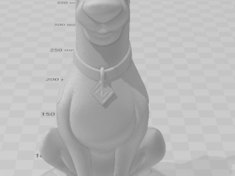 Boneca 3d style manga anime scooby dool caricato 3D Print Model