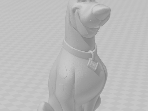 Boneca 3d style manga anime scooby dool caricato 3D Print Model