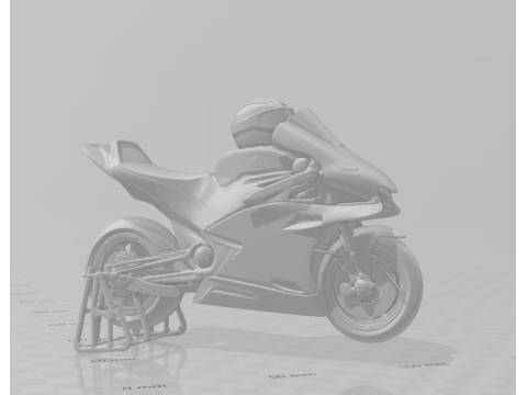 Boneca 3d style manga anime moto gp caricato Modèles 3D en vedette