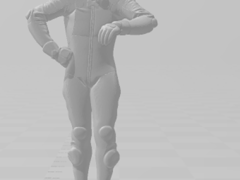 Boneca 3d стиль манга аніме piloto caricato 3D Принт Модель