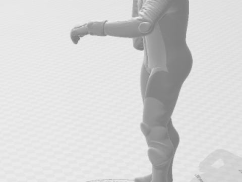 Boneca 3d стиль манга аніме piloto caricato 3D Принт Модель