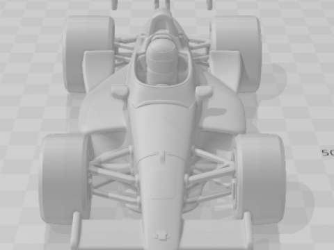 Bonecos 3d style manga anime indy car caricato Modèles 3D en vedette